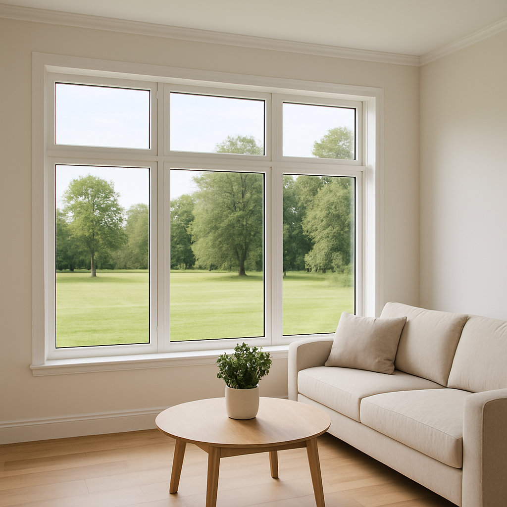Fönster i vardagsrum